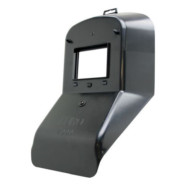 Freisichtschutzschild EURO-FLIP - gekröpft, mit Vorsatzglas u. DIN 9 Filterglas