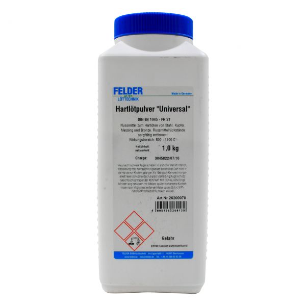 Hartlötpulver UNIVERSAL, DIN EN 1045 - FH 21