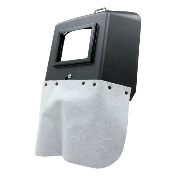 Handschild EURO-STAR - mit Lederlatz, mit Vorsatzglas u. DIN 9 Filterglas