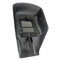 Freisichtschutzschild GLASIT 5050 - gekröpft, ohne Gläser, mit Rändelmutter