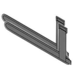 optrel® Verlängerung für Schultertrageeinheit swiss air, schwarz