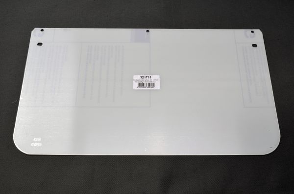 Ersatzscheibe für 420022, ohne Rahmen, klar, 360 x 200 x 1 mm