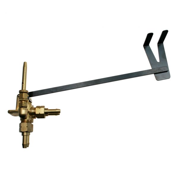 Gassparer mit Pilotflamme für Azetylen und Sauerstoff