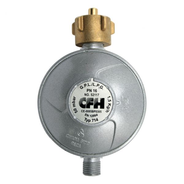 Druckregler, fest eingestellt, 50 mbar, 1/4" LH