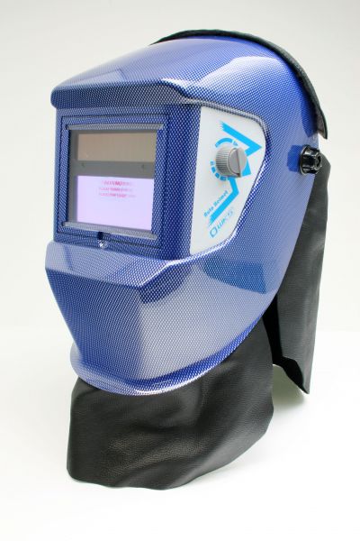 Brustlatz für Kopfschirm AS-2-F /optrel® p-Serie, Leder mit Klettverschluss