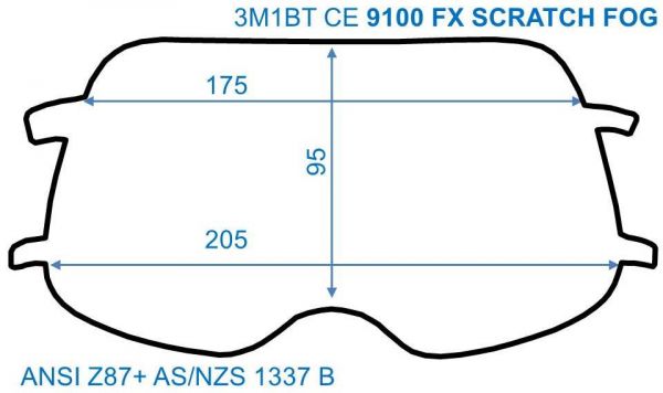 Innenscheiben für SPEEDGLAS 9100 FX (FlexView), antibeschlag, 5er Pack