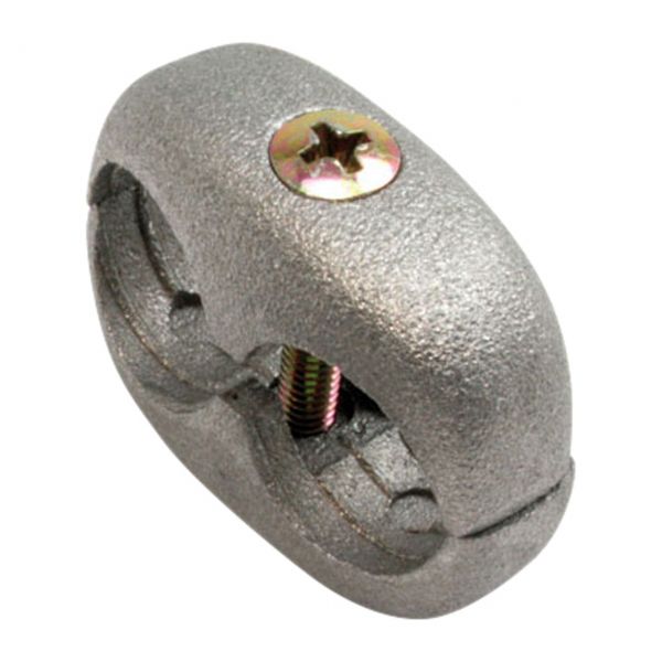 Assklemme aus Aluminium Ø 13/13 mm