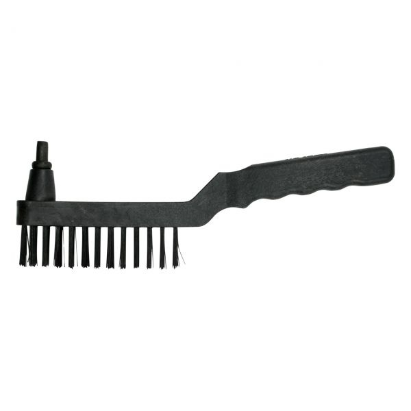 Stahldrahtbürste mit integriertem Hammer, Länge 26 cm