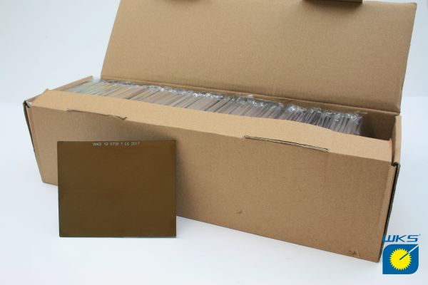 WKS Schutzglas, 90 x 110 mm, goldverspiegelt