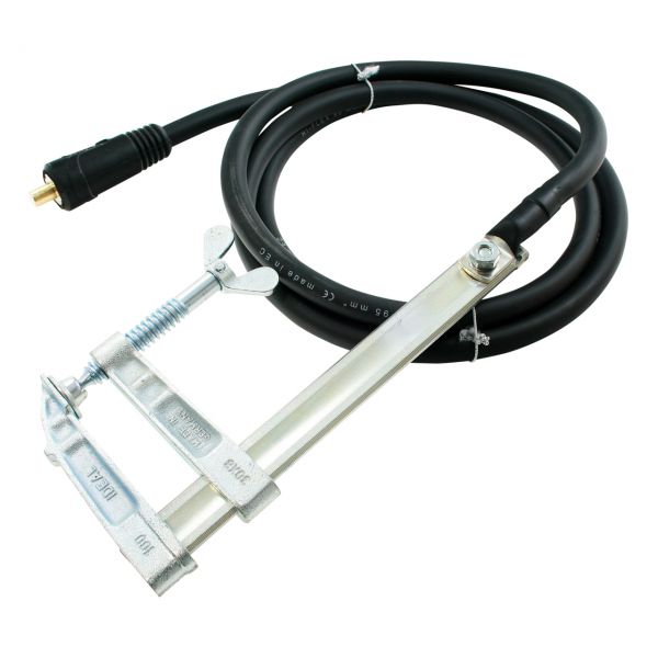 Massekabel Neopren (H01N2-D) 70mm² mit Polzwinge 500 A, (Dorn-Ø 13 mm)