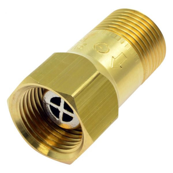 Gasrücktrittventil Innen-/Aussengewinde 3/8" RH