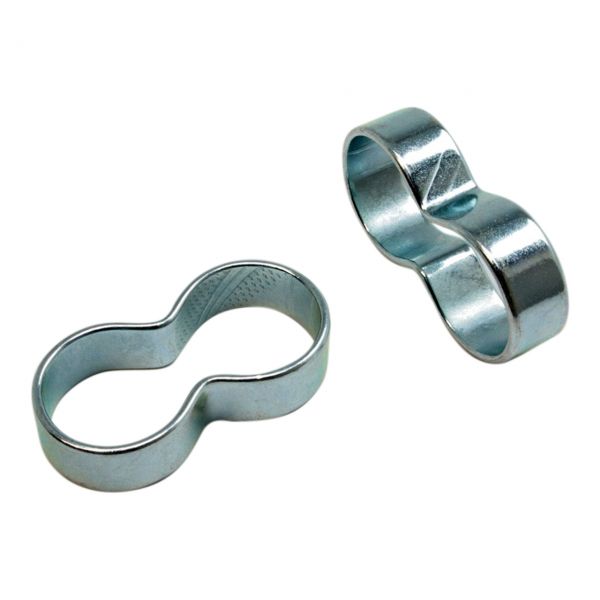 Doppelschlauchklemme, geschlossen, Ø 18/19 mm