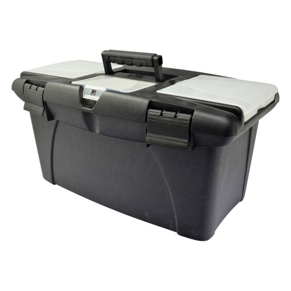 Autogen Montagebox, Kunststoff, schwarz, leer