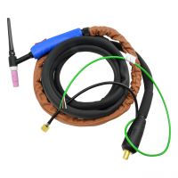 Brenner SR17, 4m, gasgekühlt, Doppeldrucktaster, 13 mm Dorn, Gas 1/4" RH