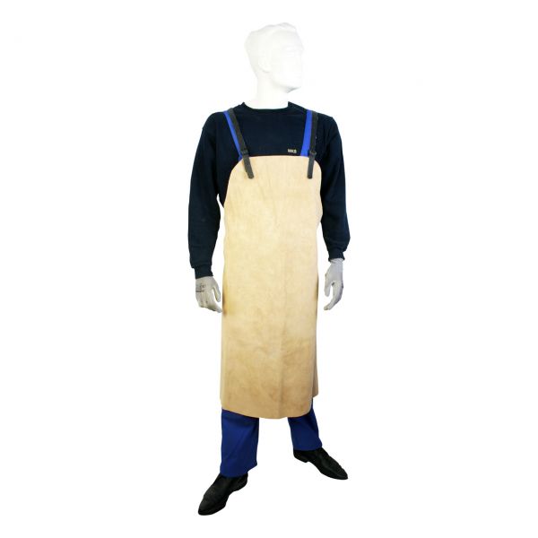 Schweißerschürze, Wildleder, braun, 80 x 100 cm