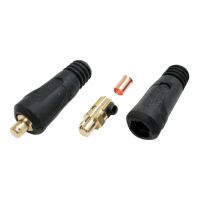 Schweißkabelkupplung, Steckerteil 25 mm², Dorn 9 mm, 200 A