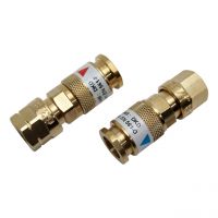 Schnellkupplung Druckminderer, D-Serie (EN 561), Sauerstoff, 1/4" RH