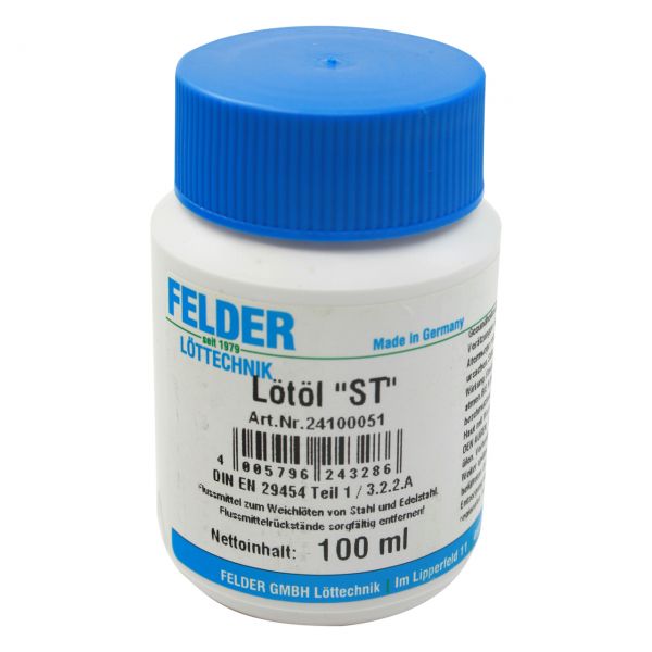 Lötöl ST (F-SW11) für Stahl und Edelstahl, in Kunststoffflasche