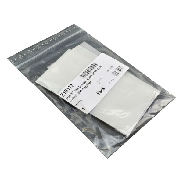 Innenscheiben für 9100 X, 61 x 117 x 0,8 mm, 5er Pack, WKS Produktion
