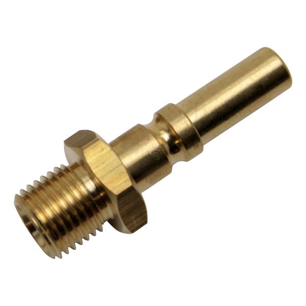 Kupplungsstift N-Serie, Sauerstoff, 1/4" RH Außengewinde