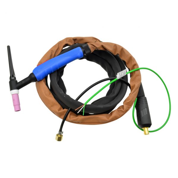 Brenner SR26, 4m, gasgekühlt, Doppeldrucktaster, 13 mm Dorn, Gas 1/4" RH