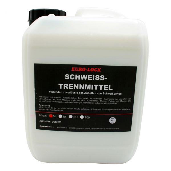 Schweiß-Trennmittel auf Wasserbasis, EURO-LOCK