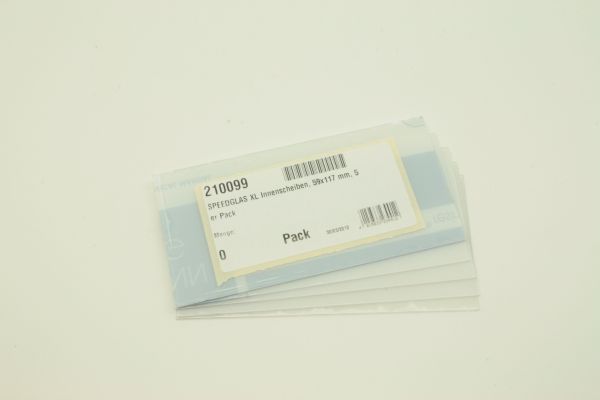 Innenscheiben für XL, 59 x 117 mm, 5er Pack, WKS Produktion
