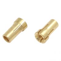 Haltenippel für Polyamid und Teflonseelen rot/blau mit Außen-Ø 4,0 mm