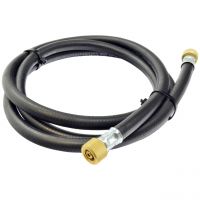 Gasschlauch GIB für Stickstoff/Argon/CO2, Ø 6,3x3,5 mm, 1x G 1/4" gerändelt