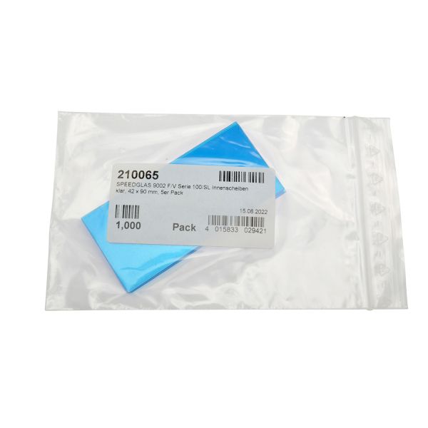 Innenscheiben für 9002 F/V, 100 & SL, klar, 42 x 90 mm, 5er Pack, WKS Produktion