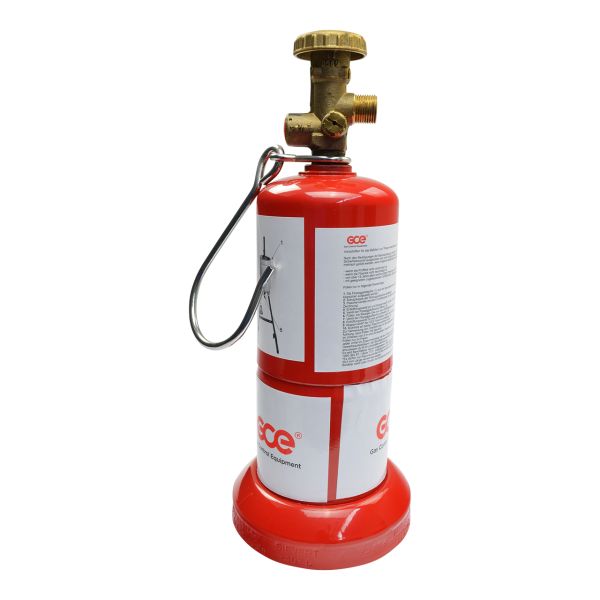 Kleinstflasche aus Leichtstahl für Propan, Füllmenge 425 Gramm