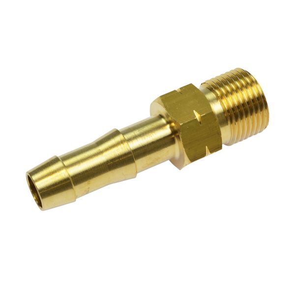 Einschraubschlauchtülle, Gewinde 3/8'' RH, Ø 9 mm