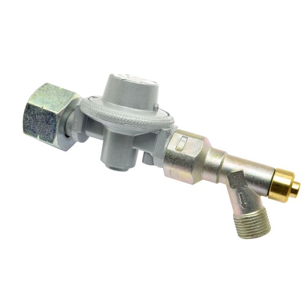 Druckregler für 5/11/33 kg Flaschen, G3/8"LH, 4bar, 12 kg/h, Schlauchbruchsich.