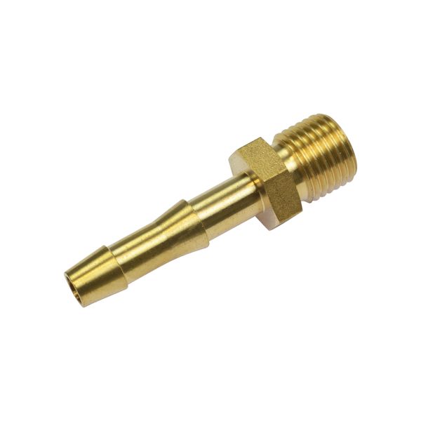 Einschraubschlauchtülle, Gewinde 1/4'' RH, Ø 6 mm