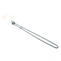 Handschweißspiegel mit Stahlgriff, starr, 80 x 70 x 1 mm